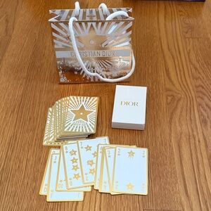 Dior 2025 Holiday Deck of Cards with Shopping Bag